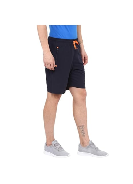 Nivia Urban Peach Shorts for Men | Shorts for Gym, Sports, Running Navy Blue/Red