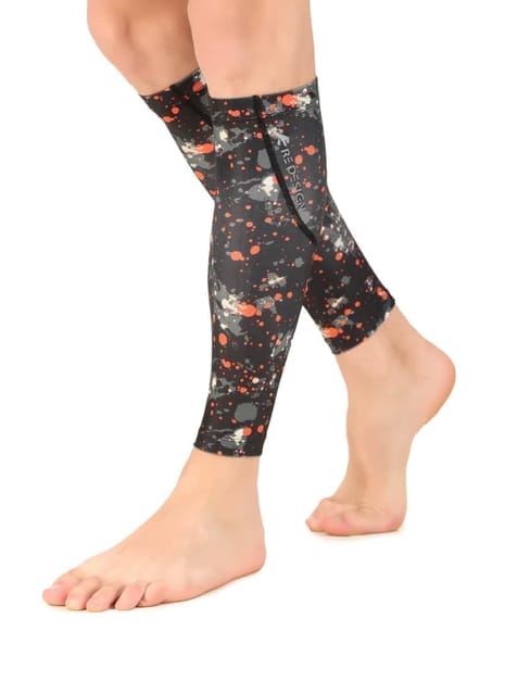 Polyester Compression Calf Sleeves (Splash)