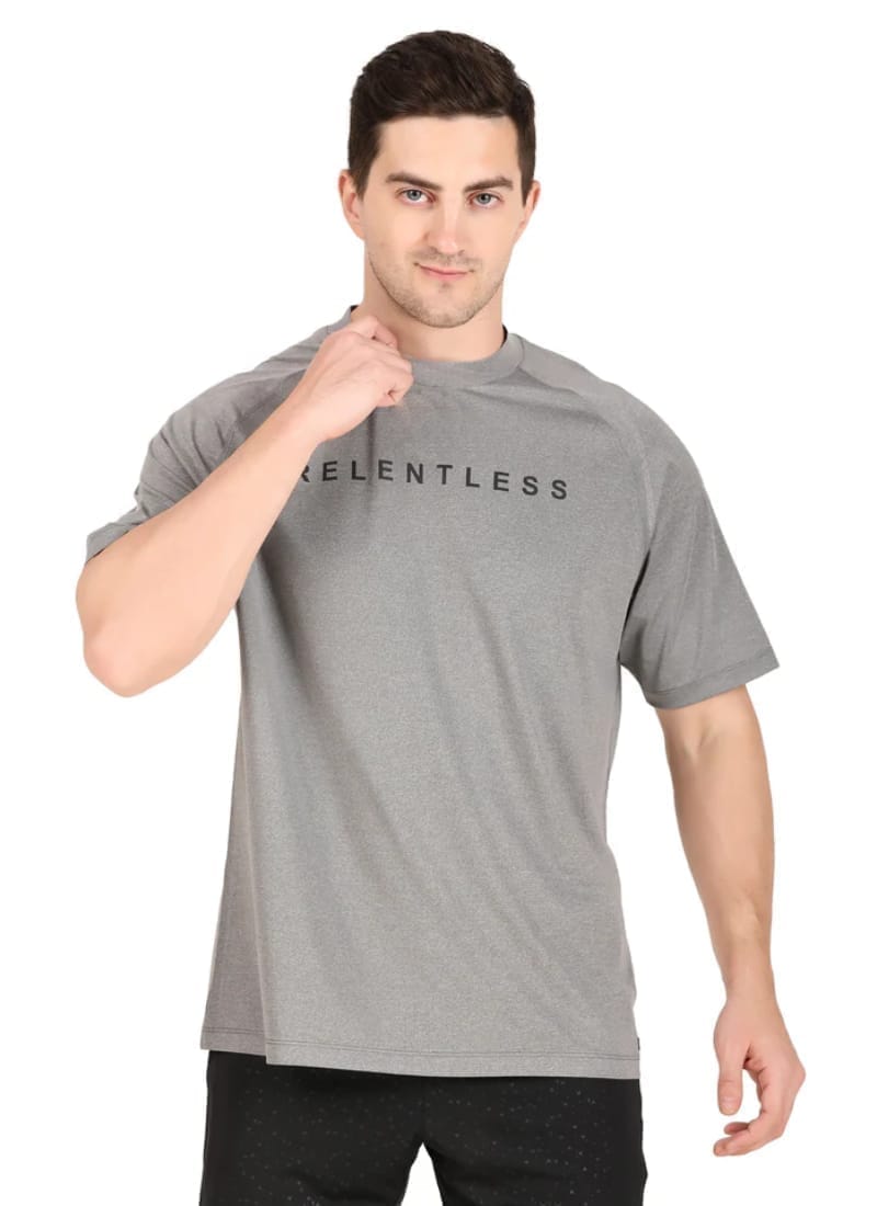 Men's Oversize Sportswear Tshirt (Light Grey)