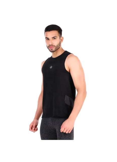 Performance Aero Mesh Tshirt For Men CS (Black/Grey)