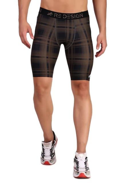 Men's Nylon Compression Shorts and Half Tights (Plade)