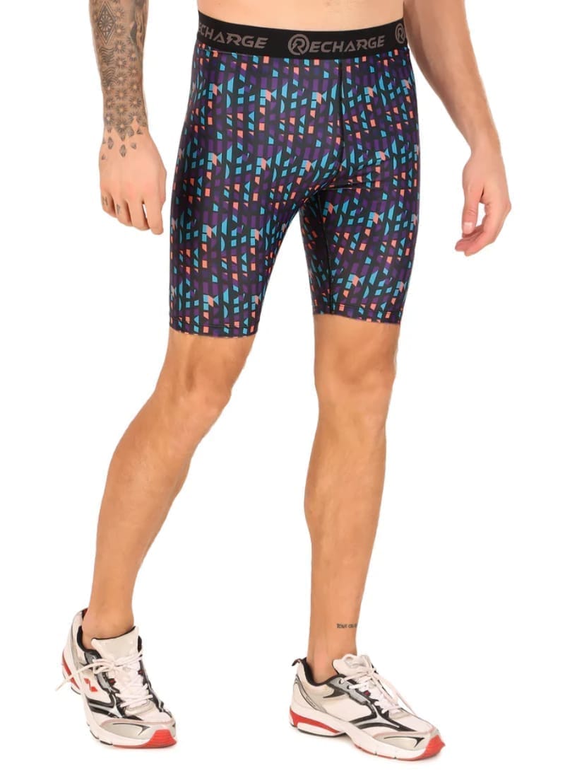 Men's Polyester Compression Shorts (Multimatrix)