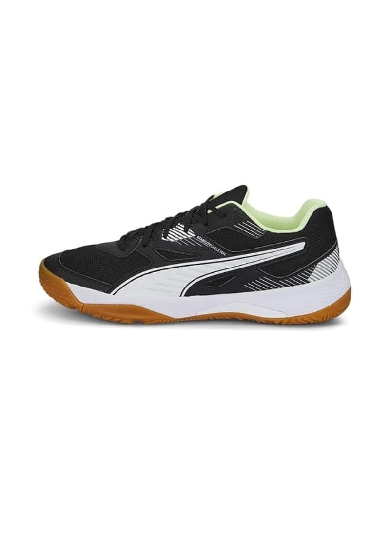 Puma Solarflash II Unisex Badminton Shoe | Designed for Best Indoor sports | Black White