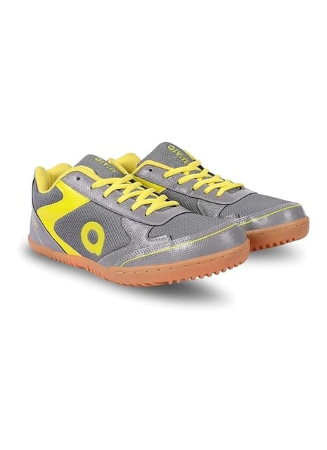 AIVIN Clash Badminton Shoes for Men ( Grey / Yellow )