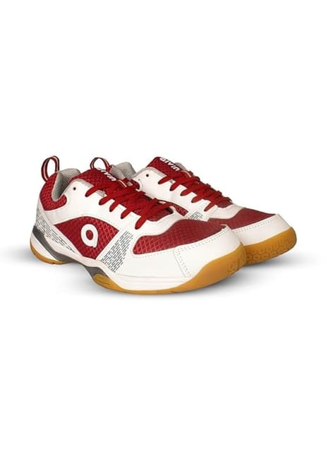AIVIN Attract Badminton Shoes ( White / Red )
