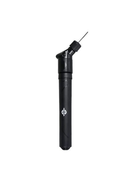 Nivia Double Action Ball Pump, with Needle Air Pump for Sports Football, Volleyball, Basketball, Rugby, Soccer Ball, Other Inflatable Balls, Stainless Steel Pin Air Pump (Black)