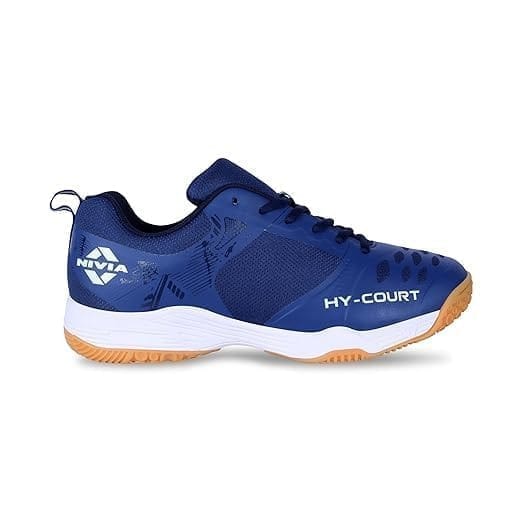 NIVIA HY-Court 2.1 Badminton Shoes for Men (Navy Blue)