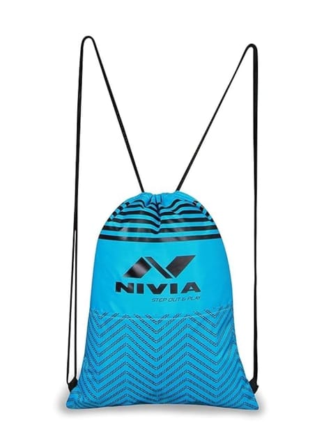 Nivia Ultra String Bag/For Men & Women ( Sky/Blue )