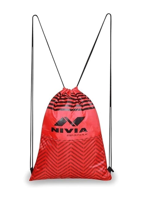 Nivia Ultra String Bag/For Men & Women ( RED )
