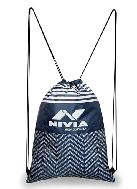 Nivia Ultra String Bag/For Men & Women ( Navy/Blue )