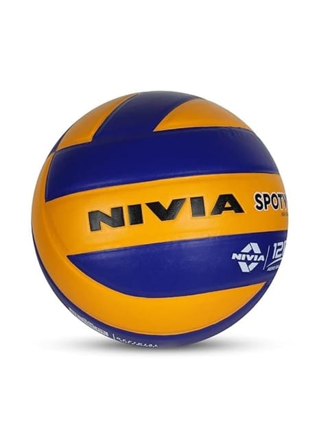 Nivia VB-492 Spot Volleyball, Size 4, Rubber, Multicolour