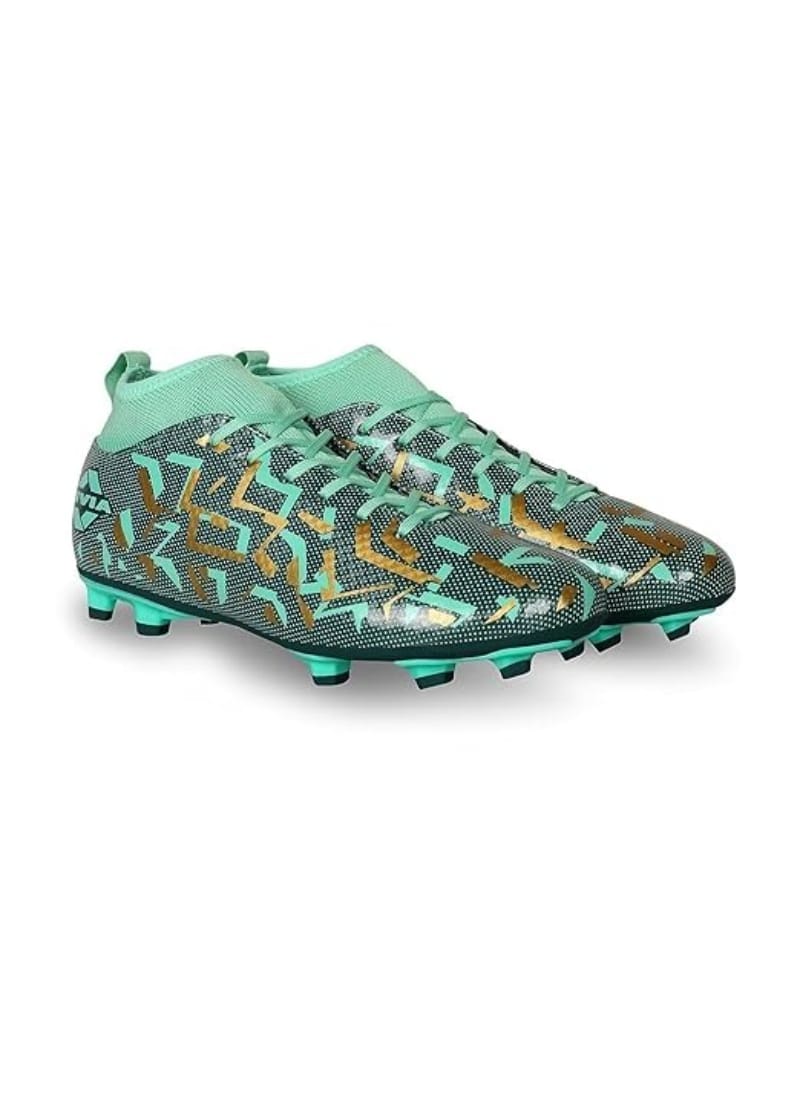 Nivia Pro Encounter 10.0 Football Stud for Men/Comfortable and Lightweight/Sports Shoe ( Hunter Green )