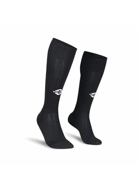 Nivia Ashtang 2.0 Football Stockings, Soccer Stockings, Stockings for Men (Black, Small)