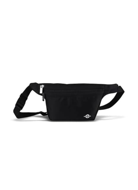 Nivia Fanny Bag | Waist Bag | Cycling & Running Bag | Lightweight | Zip Closure (Black)