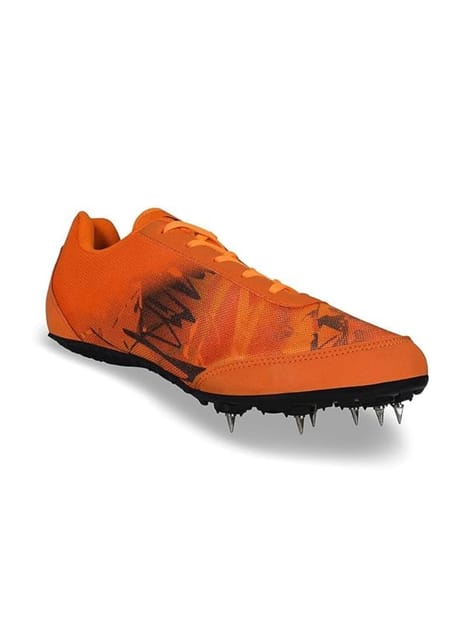 Nivia Men Zion-1 Running Spikes Shoes for Track & Field ( Orange )