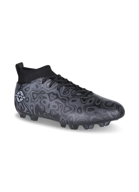 Nivia PRO Carbonite 5.0 Football Shoes for Mens ( Black )