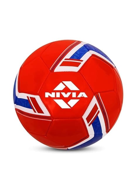 Nivia Spinner Machine Stitched Football (England), Size - 5 (Multicolour)