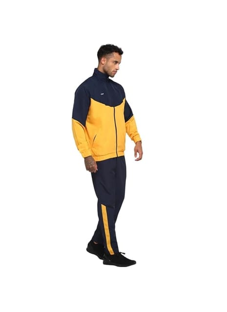 Nivia Colorblock Polyester Zipper Tracksuits for Men/Running & Sports Tracksuits/Full Sleeve Tracksuits