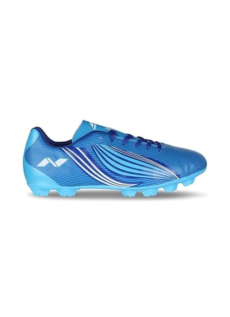 Nivia Birsa Football Stud Shoe for Men/Sports and Soccer Shoe/Comfortable and Lightweight/Size-8,9,10,11 (Sky Blue/Blue)