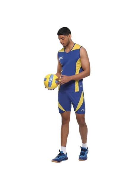 Nivia Men's Solid Regular Fit Volleyball Jersey Sa Green/White (XL)