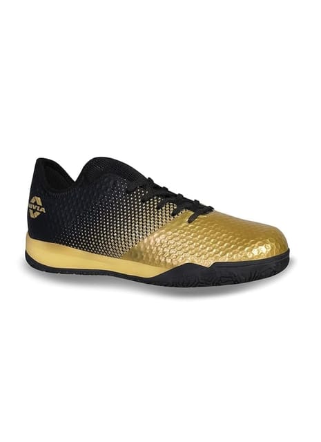 Nivia Ashtang Futsal Football Shoes for Mens ( Gold )