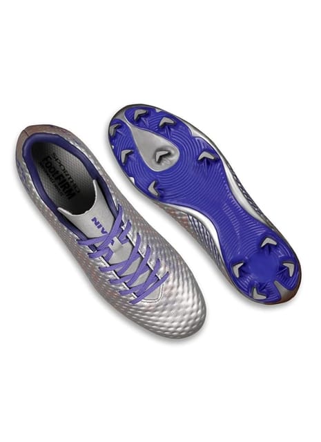 Nivia Oslar 3.0 Football Stud Shoes for Mens| Rubber Studs with Spacer Mesh with Film Upper | Die Cut Lightweight Insole |Ideal for Hard Surfaces Artificial Turf Surfaces