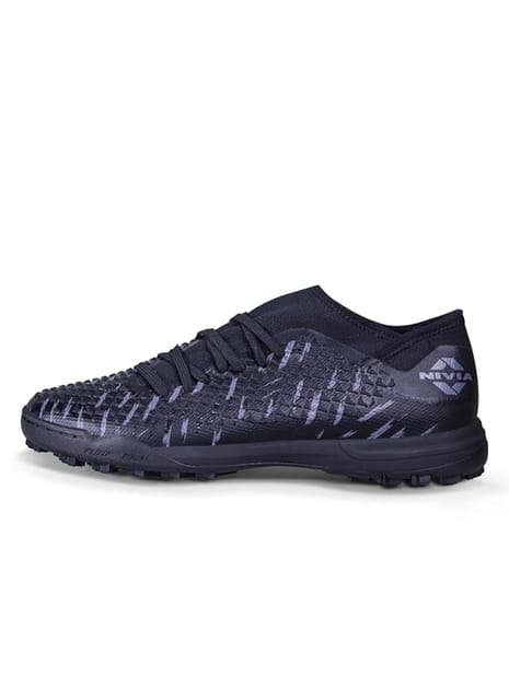 NIVIA Ashtang Turf 2.0 Football Shoes for Men | Football Turf Shoes | Soccer Shoes for Men | Get a Grip on Victory | (Core Blue/Floro Pink/Black)