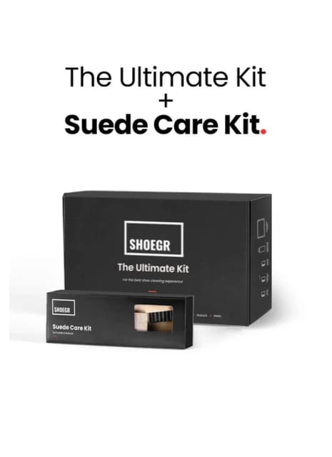 SHOEGR Ultimate Shoe Cleaning Kit + Dry Suede Kit