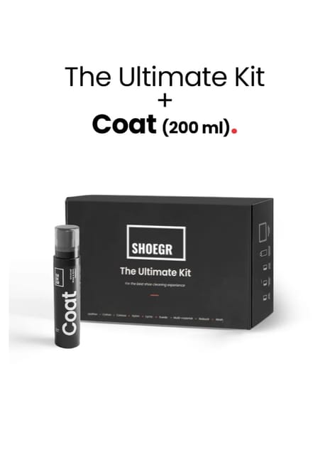 Ultimate Shoe Cleaning Kit + Coat - Water & Stain Repellent (200ml)