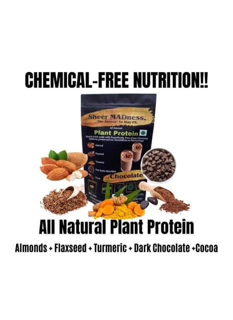 Sheer Madness Desi Plant Protein Chocolate 100% Natural 250 gm