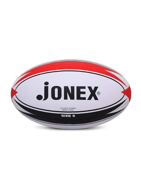 JJ Jonex Match Rugby Ball Size 5, Multicolor (MYC)