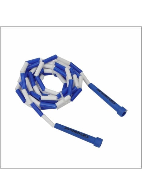 Cougar Beaded Jump Rope 9 FT  for Gym and Home | Skipping Rope for Men, Women, Kids, Children, Weight Loss, Adults | Workout Fitness Accessory in Multi Color