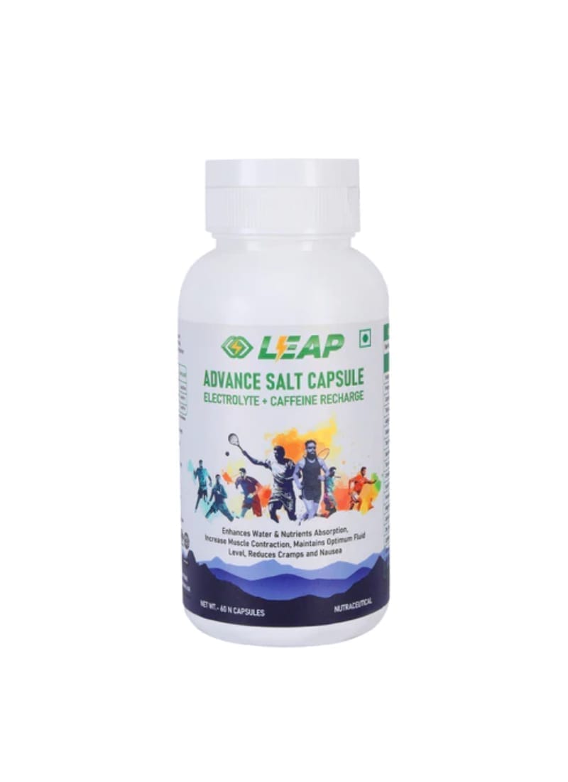 LEAP Advance Salt Capsules With Caffienated Recharge -60 Vegan Capsules