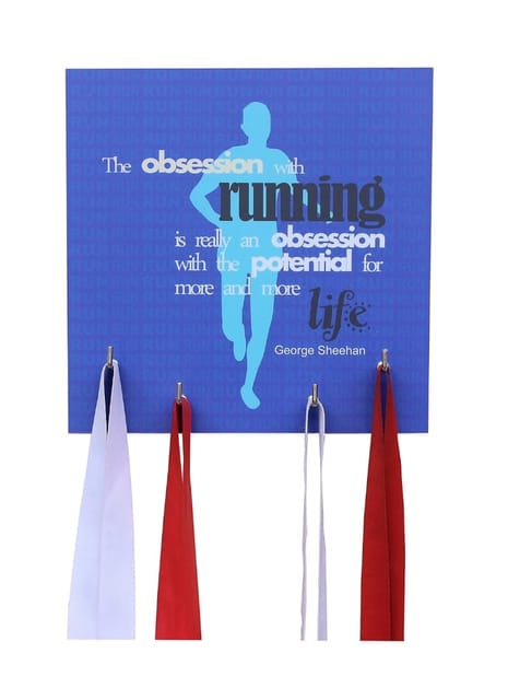 RUNWYND Running Obsession Medal Hanger (20 cm x 20 cm)