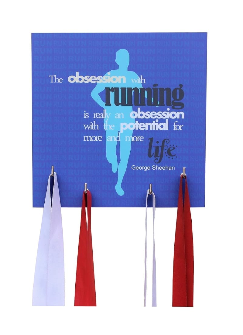 RUNWYND Running Obsession Medal Hanger (20 cm x 20 cm)