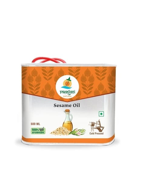 Pragati Natural Sesame Oil (Nuvvula oil) Cold Pressed � 1000ml