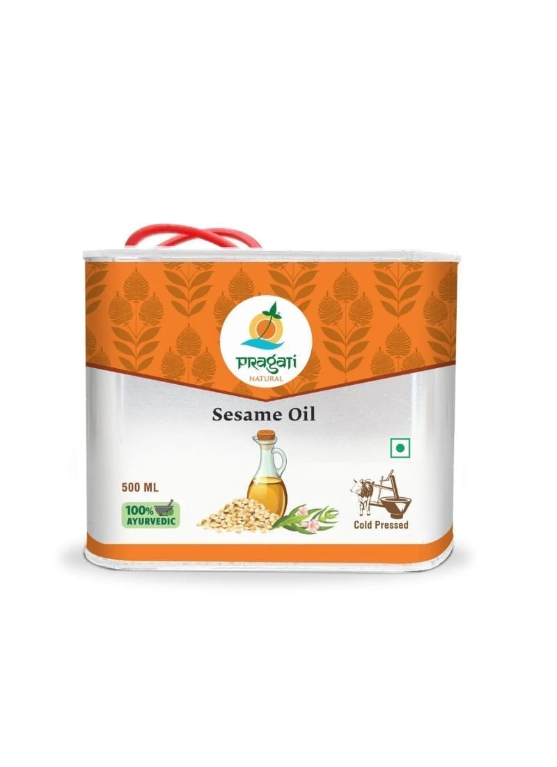 Pragati Natural Sesame Oil (Nuvvula oil) Cold Pressed � 1000ml