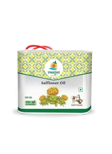 Pragati Cold Pressed Safflower Oil-1000ml