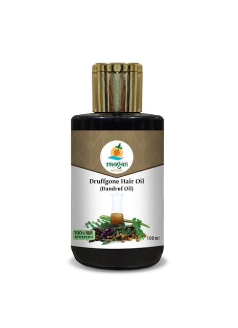 Ayurvedic Druffgone Hair Oil For All Hair Problems & Dandruff Issues  100ml