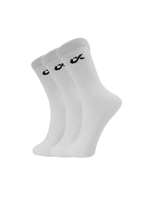 XJARVIS ® Texas Premium Socks for Men's   Free Size - White - Pack of 3