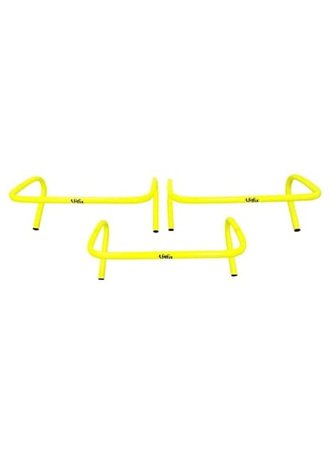 Fitfix® Training Hurdles for Field Training and Speed Coordination ! Hurdles for Kids Occupational Therapy 6,9,12 Inch Agility Hurdles (12.0 Inches, Pack of 3 Pcs)