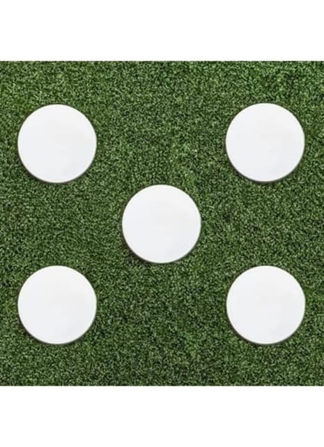 Fitfix® Sports Cricket Ground Marking Disc Diameter 7 inches ABS Strong Material (Boundary Marking Disc) Pack of 5 ps