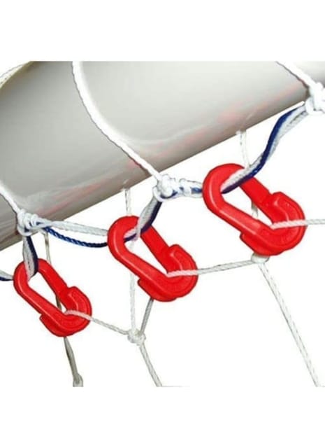 Fitfix® Soccer Goal Net Clips, Pack of 80 Pcs Soccer Goal Accessory (Red)