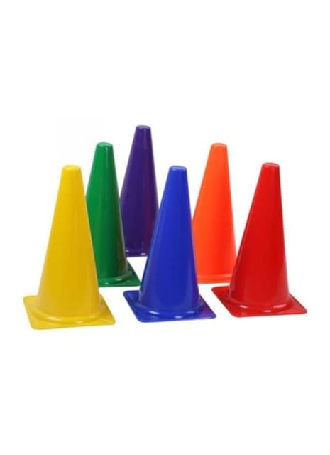 Fitfix® Elevate Your Training with FITFIX® Sports 6 Inch Cone Marker set Unleash Versatility Durability Every Activity - The Ultimate Solution Comes in Pack of 6-12-18-24- 30-36- 42-48 ps