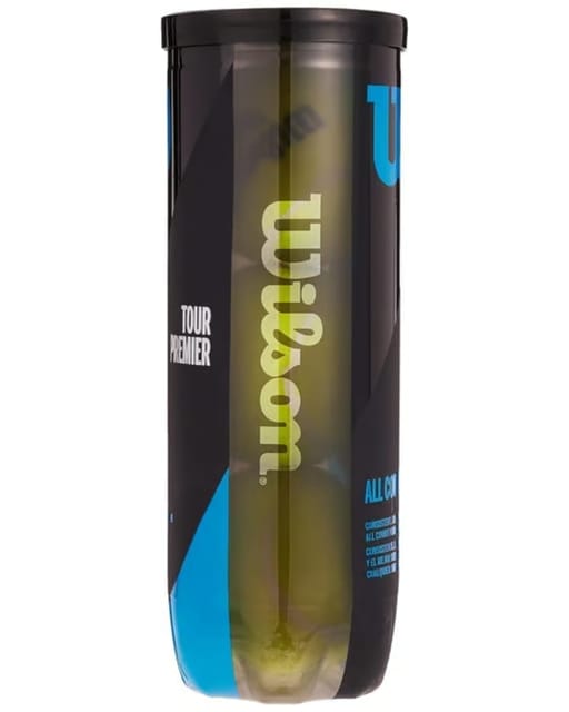 Wilson Tour Premier Tennis Ball (Pack of 3) Yellow
