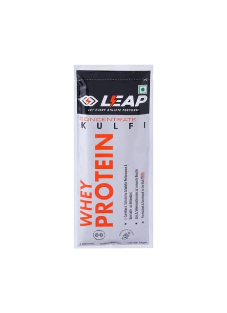 Leap Whey Protein Concentrate (Kulfi Flavor)-34gm Sachets