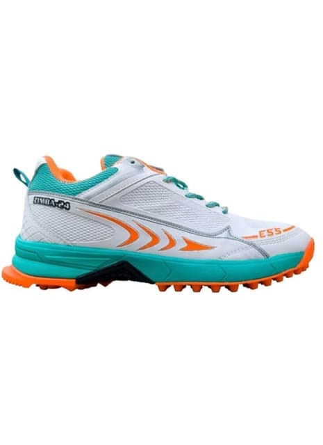 ESS Zimba 24 Rubber Spikes Cricket Shoes with Arc Support, Soft Insole, EVA Midsole, Extra Cushion for Men's & Women's Training, Coaching, Club Play, Tournaments, Matches