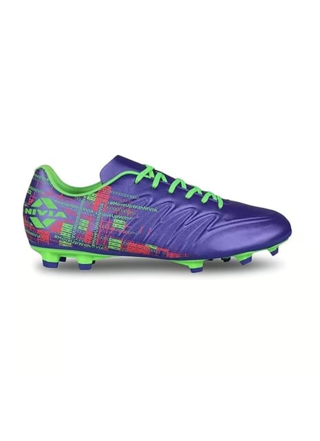 Nivia Purple Football Stud/Football Shoe for Men