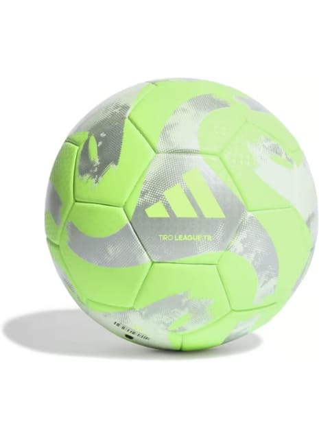 ADIDAS TIRO LEAGUE THERMALLY BONDED FOOTBALL BALL | SIZE 5 | GREEN/SILVER/WHITE