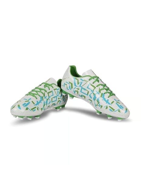 Nivia Encounter 10.0 Football Stud for Men White/Green